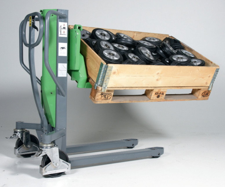 GermanTech 997 99724828 Wózek paletowy podnośnikowy z przechyłem Ergo