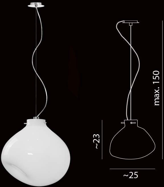 Ramko Lampa Sasso - Opal Błysk 67651