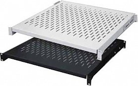 BKT-ELEKTRONIK Półka stała mocowana w czterech punktach o gł. 550mm RAL 7021 (11111155.2V)