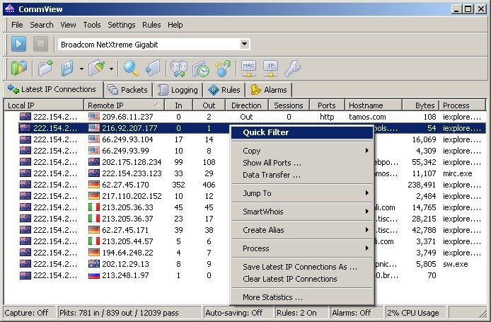 TamoSoft CommView VoIP