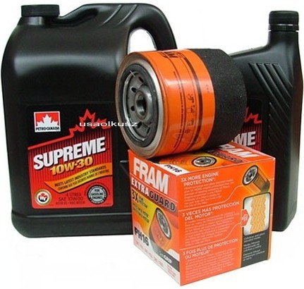 PetroCanada-FRAM Filtr oleju FRAM PH16 oraz olej SUPREME 10W30 Dodge Shadow