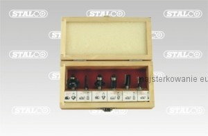Frezy do drewna (6szt) Stalco S-27806