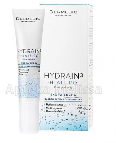 Dermedic HYDRAIN 3 HIALURO krem pod oczy - 15 g