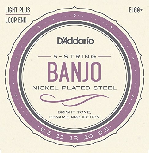 D'Addario Nickel Wound Banjo Strings EJ60+