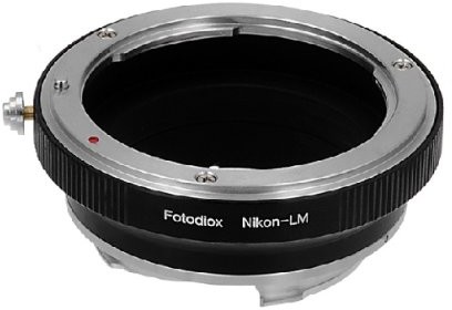 Fotodiox LENS Mount Adapter, Nikon Lens to Leica M Adapter, fits Leica M-Monochrome, M8.2, M9, M9-P, M10 and Ricoh GXR Mount A12 10NKLM