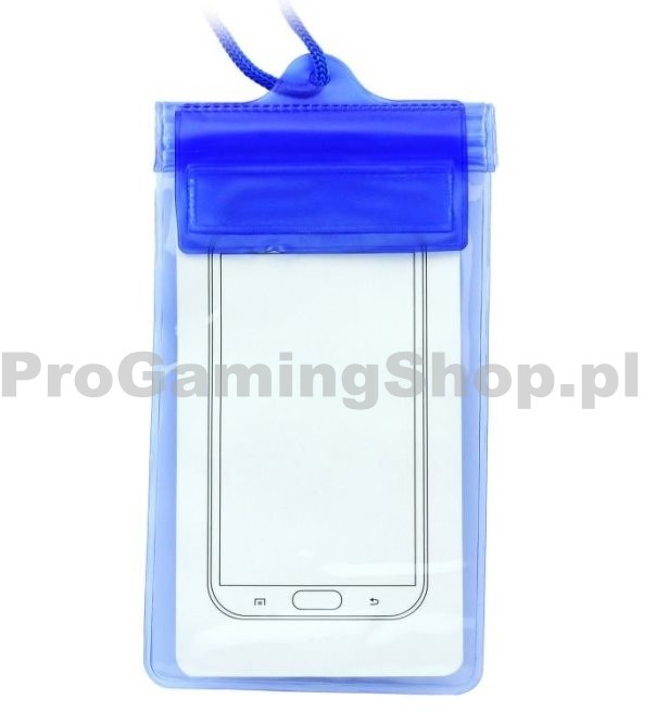 QualityAcessories Etui wodoszczelne do smartfona Blue