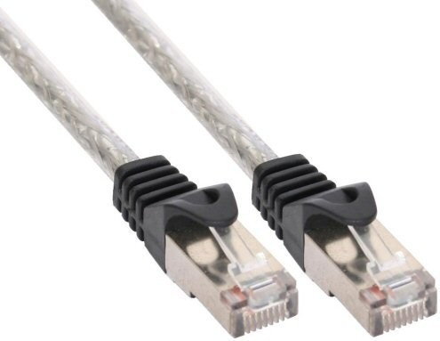 InLine  1m Kabel sieciowy 1000 Mbit RJ45 - przezroczysty 72511T
