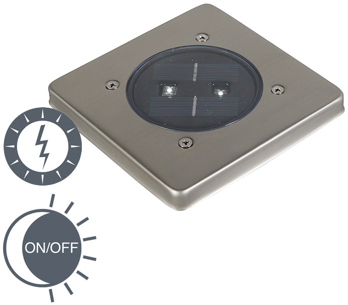 Ranex Solarna oprawa dogruntowa Erda LED kwadratowa (93467)