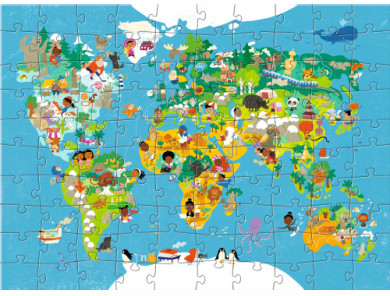 Haba Puzzle Mapa 302003