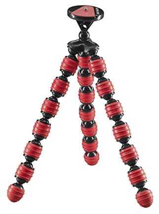 Cullmann Alpha 380 Flexible Mini Tripod  czerwony 50027