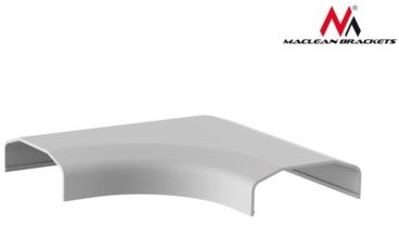 Maclean Listwa maskująca do kabli narożna MC-697 W 127x127x21,5 mm plastik syste (MC-697W)