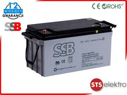 SSB Akumulator AGM SBL 70-12i 70Ah 12V M6