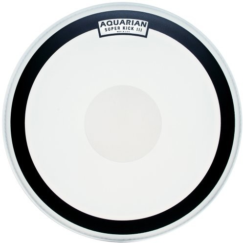 Aquarian aquarian Super III 51 cm (20 cali) z Bass Drum sierść vordaempfung Kick oraz power Dot ASKIII20