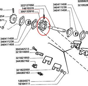 CNH KOŁO ZĘBATE PRZENOŚNIKÓW ŁOPATKOWYCH LAVERDA 300132810