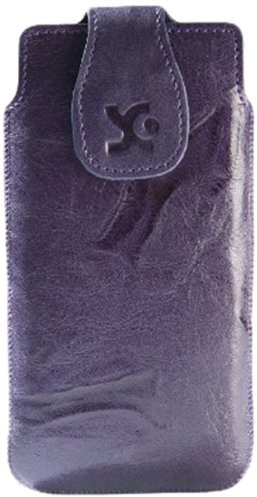 Sony Suncase Ledertasche für das Xperia SP wash-dunkellila