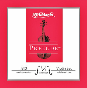 DAddario J-810M Prelude struny do skrzypiec 3/4 DADPJ810MSS34