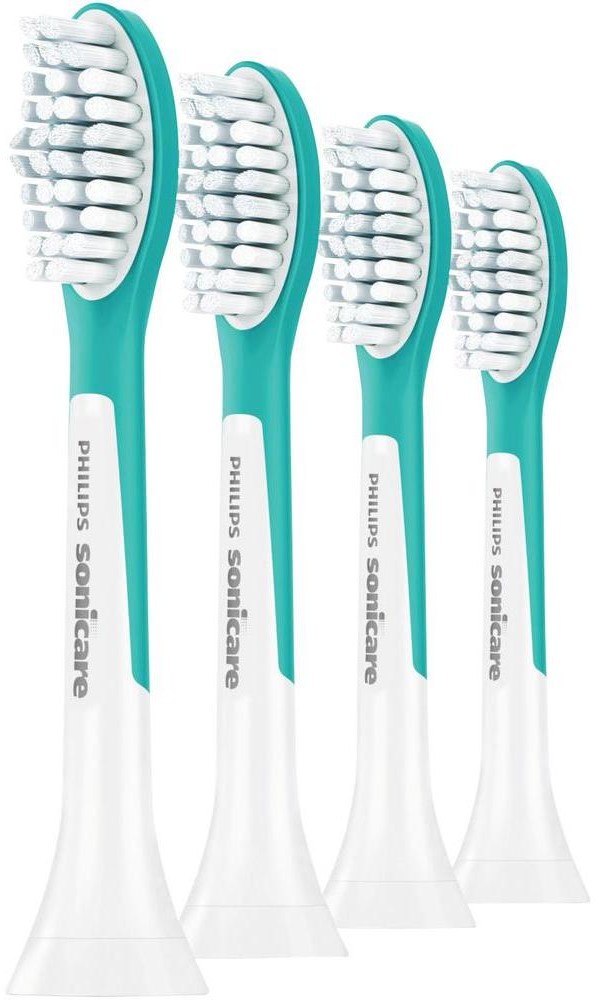 Philips Sonicare Końcówki wymienne do szczoteczek do zębów Sonicare HX6044/33 Sonicare for Kids 7+ 4 szt jasnozielony biały