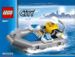 LEGO CITY - Motorówka policyjna 30017