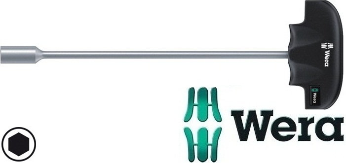 Wera Wkrętak sześciokątny nasadowy 12x230 mm, z rękojeścią T 495 (05013409001)