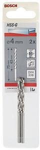Bosch Professional Wiertła Do metalu HSS-G Standard 3,8 x 43 x 75 mm
