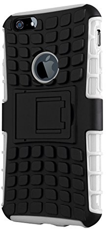 APPLE CruzerLite IP6PLS-Spi-White Spi-Force Dual Layer Schutzhülle für iPhone 6 Plus weiß