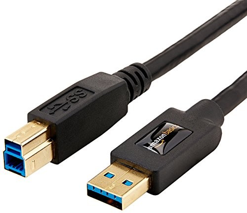 AmazonBasics kabel USB 3.0 złącze typu A na B, 1,8 m