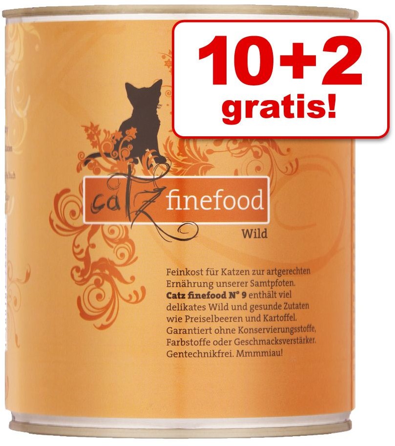 Catz Finefood Catz Finefood Wch, 12 X 800 G Łosoś Z Drobiem