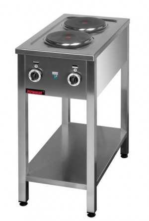 Kromet Kuchnia elektryczna na podstawie otwartej 2-płytowa 000.KE-2M