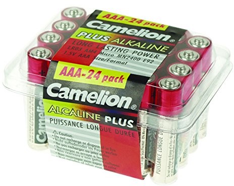 Camelion (LR3 1,5 V, 1100 mAh, bateria alkaliczna AAA (24 elementów) LR03C/24