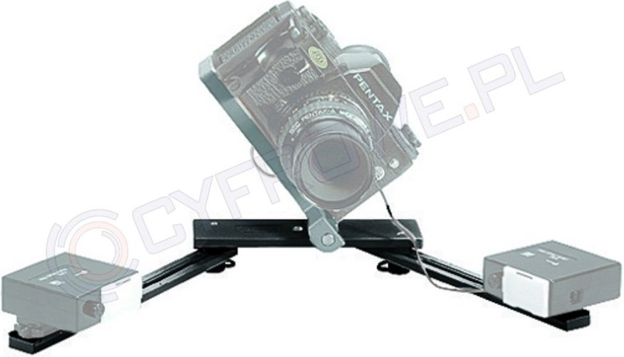 Manfrotto MN330B podpórka do makro na 2 lampy i aparat