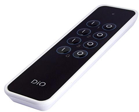 Chacon 54760 DIO pilotem zdalnego sterowania 3 kanały z czarną bateria jednorazowa Chacon 54760