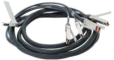HPE HP BLc 40G QSFP+ 4x10G SFP+ 3m DAC Cable 721064-B21