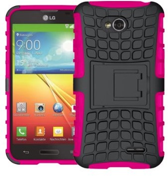 LG CruzerLite L70-SPI-Pink Spi-Force Dual Layer Schutzhülle für L70 rosa