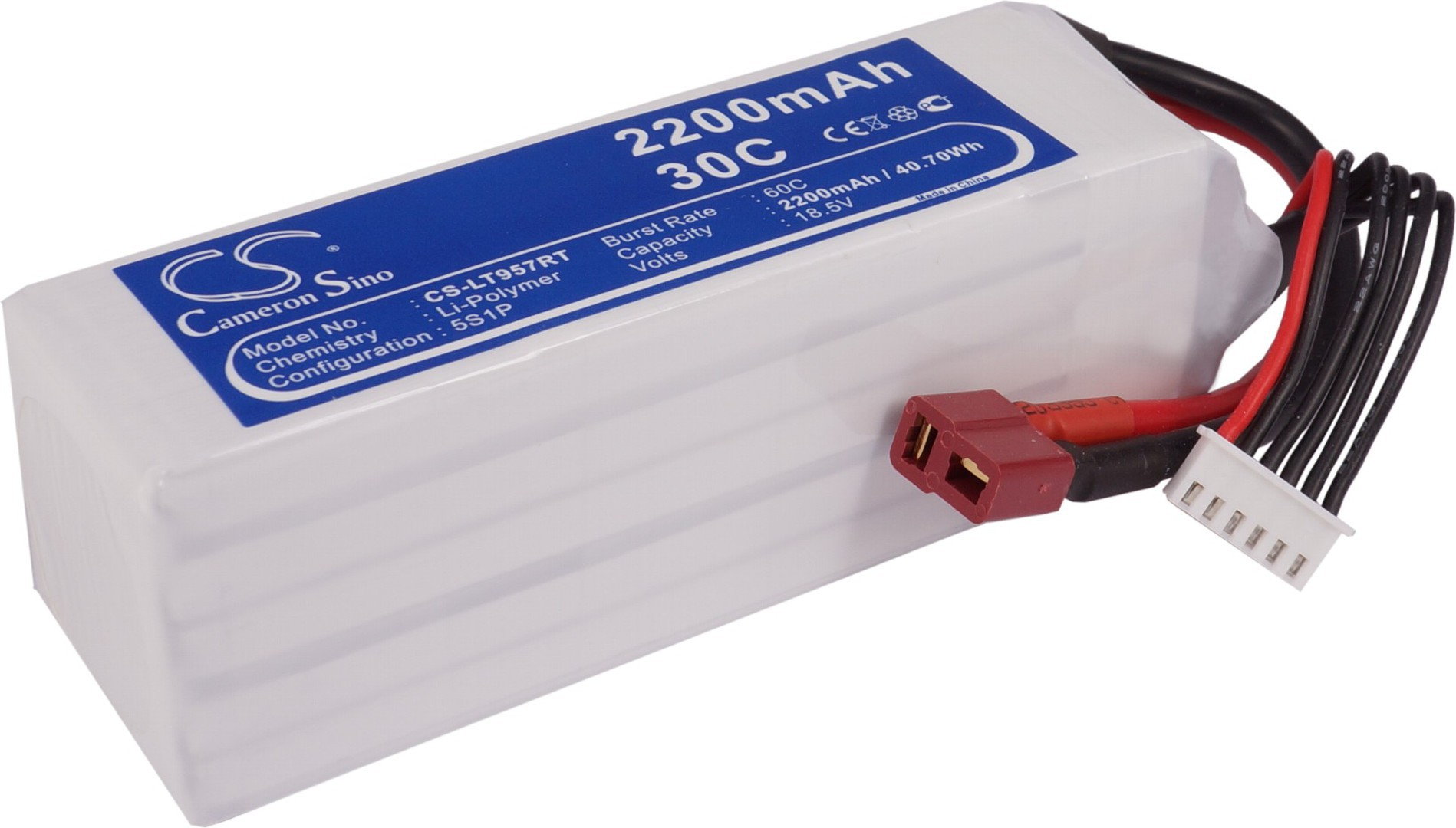Cameron Sino 2200mAh 40.70Wh Li-Polymer 18.5V 5S 30C () CS-LT957RT