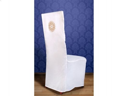 AP Pokrowiec na krzesło z satyny - I Komunia Święta - 1 szt.