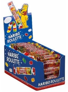 Haribo DROPSY ROULETTE OWOCOWE 25G