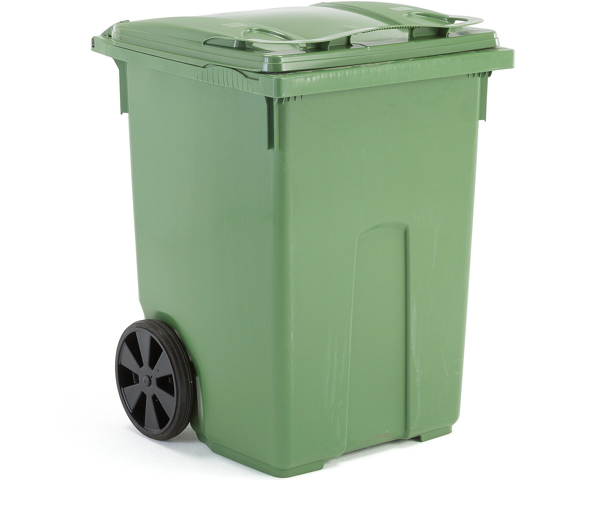 AJ Zielony kontener na odpadki o poj.370 l - 745x800x1075mm 203991