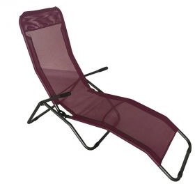 Patio Leżak składany Fuksja 47813