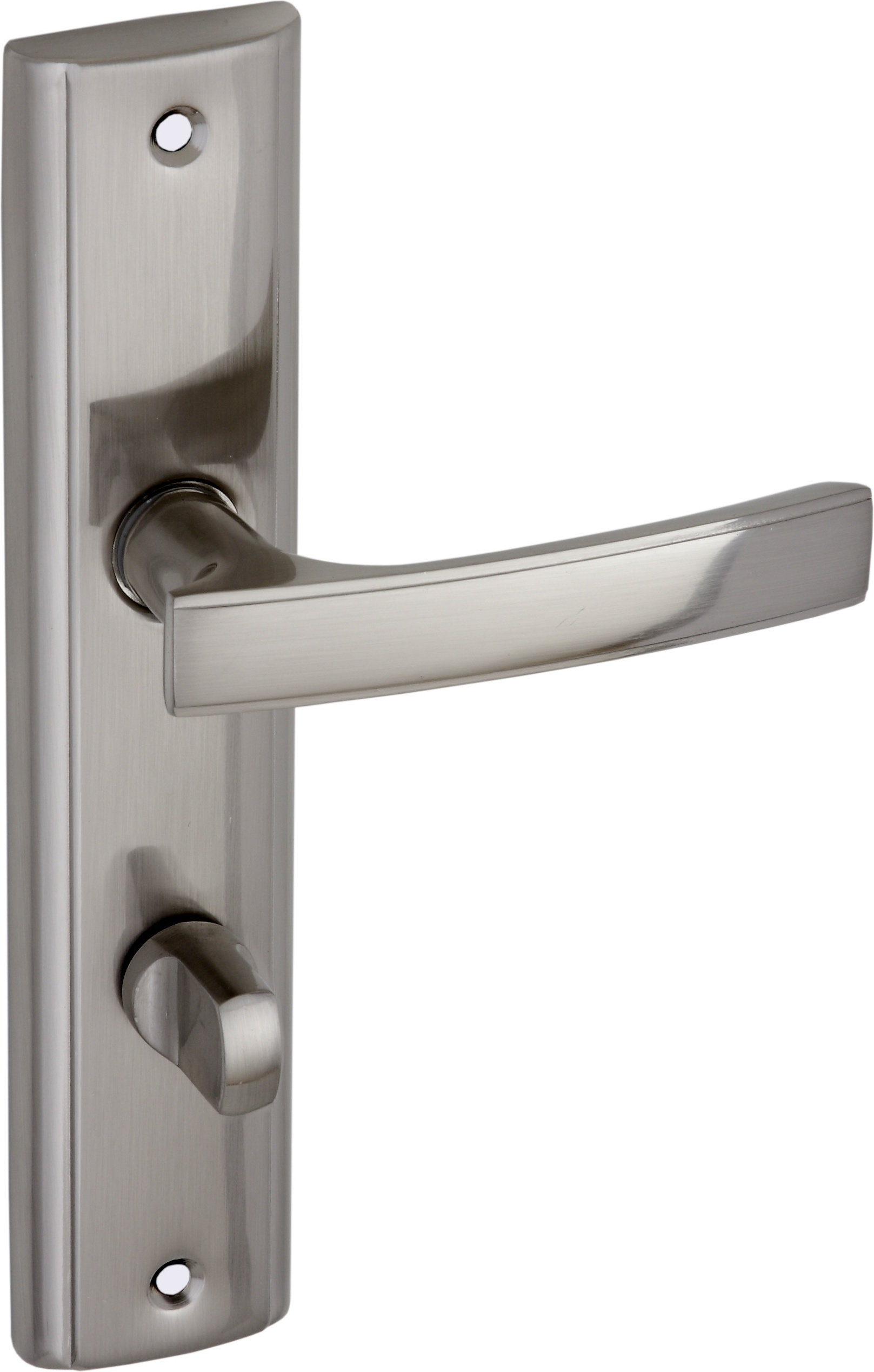 Kuchinox Klamka AURA 72 DŁUGI SZYLD WC SATYNA KSA 313A