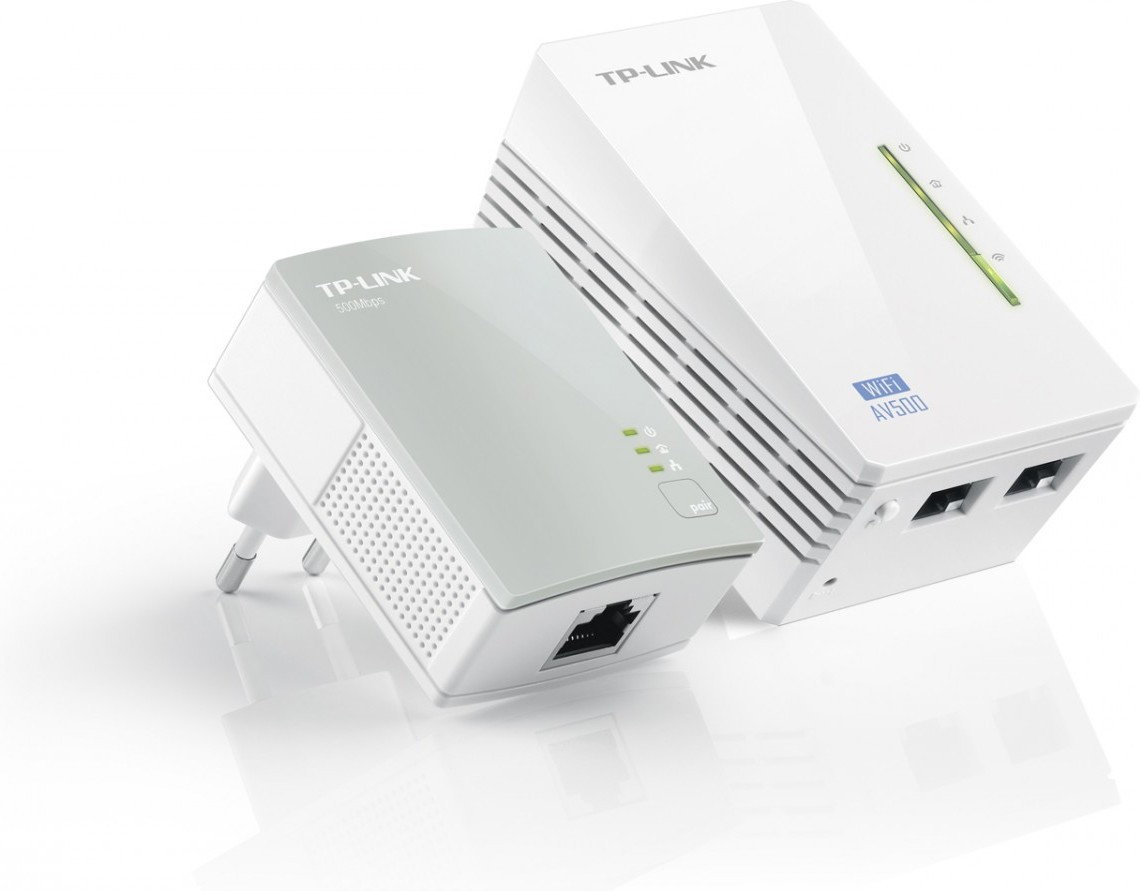 TP-Link WPA4220KIT Wireless Powe Line Extender 500Mbps N300 TL-WPA4220 Starter K