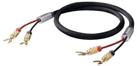 Oehlbach OEHLBACH XXL Fusion Two złącze przewód głośnikowy najwyższej klasy, buty z kablem Czarny 4003635116036