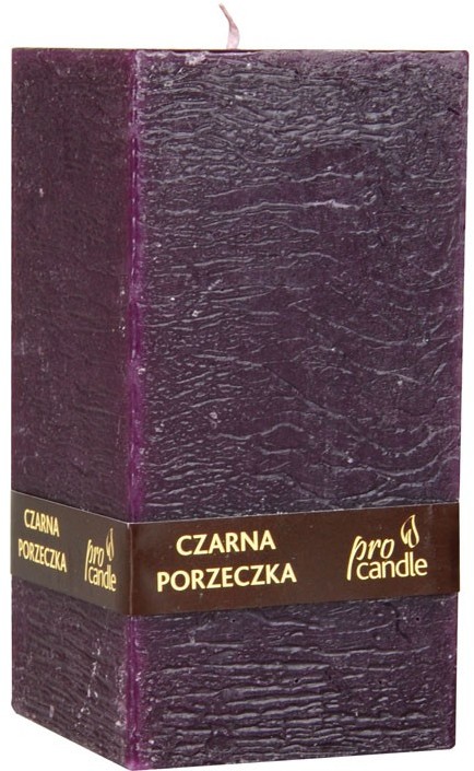 Pro Candle wieca zapachowa ProCandle 734002 / prostopadłościan / czarna porzeczka