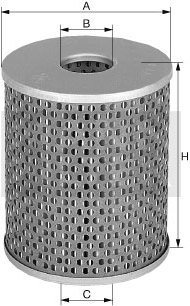MANN Filtr oleju -FILTER H 932/2 t
