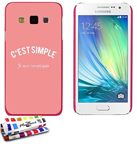 MUZZANO Oryginały etui ochronne firmy muzzano:, ultracienka i% M, z jestem skomplikowanie wzorzec dla Samsung Galaxy A3 CASPERIA ORIGINAL  F2395997