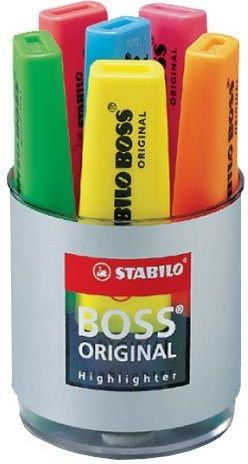 Stabilo BOSS original, komplet w pojemniku, 6 szt. 7006