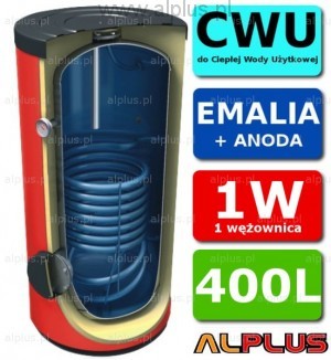 Lemet ZASOBNIK 400L 1xWĘŻ 1W ZBIORNIK BOJLER +ANODA 11.400SE