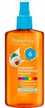 Bielenda BIKINI DWUFAZOWY PRZYSPIESZACZ OPALANIA SPF 6, 150 ML 116161