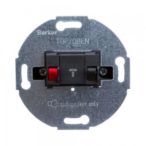 Hager Polo Berker/B.Kwadrat Gniazdo głośnikowe antracyt 457205 0001-00000-43627 [4350670]