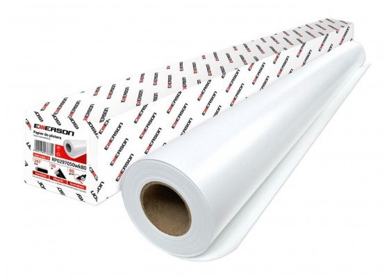 Emerson Papier do plotera 80g/m2 297mm 2 rolki RP0297050WK80
