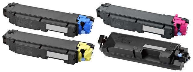 DobreTonery.PL Komplet tonerów zamienników DT5140KPLK do Kyocera-Mita Ecosys M6030 M6030cdn M6530 M6530cdn P6130 P6130cdn pasuje zamiast Kyocera-Mita TK5140K TK5140C TK5140M TK5140Y CMYK 7000/5000